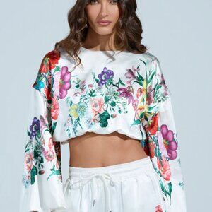akira two piece floral set